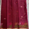 wine color kota doria saree